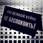 Прикрепленное изображение: По всякой хуйне не беспокоить.jpg